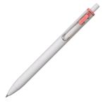 三菱鉛筆 ゲルインクボールペン ユニボールワン 0.5mm オフホワイト ポピーレッド UMNS05.36 uni UMN-S-05