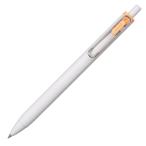 三菱鉛筆 ゲルインクボールペン ユニボールワン 0.5mm オフホワイト マンゴーオレンジ UMNS05.54 uni UMN-S-05