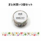【まとめ買い3個セット】mt オサムグッズ OSAMU GOODS カラフルステッカー (MTOSAM03) レトロ アメリカンポップ 懐かしい マスキングテープ 手帳デコ ラッピング