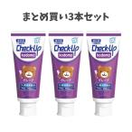 【まとめ買い3本セット】【リニューアル】ライオン DENTチェックアップ kodomo グレープ 歯磨き粉 虫歯予防 チェックアップこども