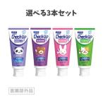 【選べる3本セット】【リニューアル】ライオン DENTチェックアップ kodomo こども（ストロベリー・グレープ・アップル）・チェックアップ kodomo 500 ぶどう