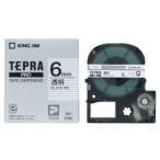 ショッピングテプラ キングジム　テプラPROテープカートリッジ　透明ラベル　6mm　ST6K