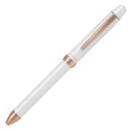 パイロット PILOT 多機能ボールペン 油性 0.7mm スリープラスワン リッジ 3+1 パールホワイト ギフトケース付き BTHRT5SR-PW RIDGE
