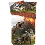 ショッピング枕カバー ジュラシックワールド　恐竜　シングルサイズ　掛け布団カバー+枕カバー　セット　綿100％