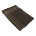  стандартный товар Rothco шерсть покрывало Rothco Striped Outdoor Wool Blanket 62"x 80" 157.5cm×203.2cm Brown/Tan 11096