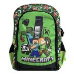 マインクラフト マイクラ クリーパー リュックサック バックパック リュック かばん 43 x 34 x 17 cm