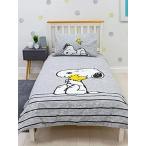 スヌーピー　ピーナッツ　SNOOPY PEANUTS　シングル　掛け布団カバー　+　枕カバー　セット