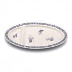 おまち堂　ギョウザ皿　唐子　AR0604437