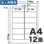FJA210 ラベルシール 汎用タイプ A4 100シート
