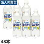 炭酸飲料 飲料 ペットボトル飲料 500ml 炭酸水 強炭酸水 天然水 サンガリア 伊賀の天然水強炭酸水レモン 500ml×48本『送料無料（一部地域除く）』