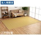 『代引不可』イケヒコ ポリプロピレンラグ バルカン 江戸間8畳 (348×352cm) ベージュ BRC348352『法人宛のみ送料無料(一部地域除く)』