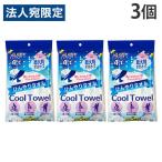 汗拭きシート 冷感 ひんやりタオル せっけんの香り 5本 3個