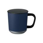 ショッピングサーモマグ トレードワークス(Trade Works) フタ付 ステンレス サーモ マグカップ 保冷 保温 真空 断熱 ネイビー