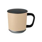 ショッピングサーモマグ トレードワークス(Trade Works) フタ付 ステンレス サーモ マグカップ 保冷 保温 真空 断熱 ベージュ