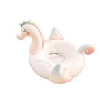 ショッピング浮き輪 子供 MILASIC 浮き輪 子供 ベビー うきわ 取っ手付き 足入れ スワン シーホース 日除けあり シェード付