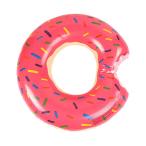 (MILASIC) 浮き輪 ドーナツ（イチゴ） Lサイズ フロート スイカ ドーナッツ スイムリング か