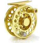 アキスコ エアーライトフライリール ARA-3Dリールフットカバー付き #5/6ゴールド