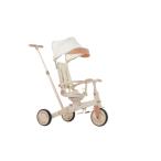 OSJ 三輪車 ワンタッチ折りたたみ 子供用三輪車 安全バー付き シートベルト付き コントロールバ