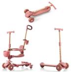 OSJ キックボード 折りたたみ キックスクーター スクーター 3輪 子供用三輪車 ライト付き子供 キ