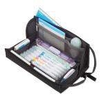 ショッピング筆箱 コクヨ キャンパス 筆箱 トレーになって一覧できる ペンケース ブラック AMF-VBF330D