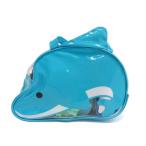  большой запад . производства .primal designs винил сумка "Boston bag" дельфин GDI-1203 бледно-голубой 