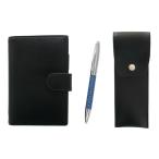  eko B7 телячья кожа Mini органайзер . круг кнопка тип пенал чёрный оплетка из натуральной кожи вращение шариковая ручка tirekta