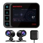 DEEPMOTO мотоцикл регистратор пути (drive recorder) передний и задний (до и после) камера IP67 водонепроницаемый 1080P полный HD 3 дюймовый HD жидкокристаллический экран super .