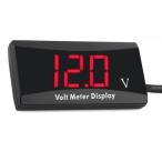 YFFSFDC мотоцикл вольтметр 12V цифровой вольтметр машина вольтметр водонепроницаемый compact LED отображать panel измерительный прибор o-