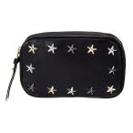 ジミーチュウ JIMMY CHOO CAPELLA LTU BLACK/METALLIC MIX ポーチ ポイント利用 爆買