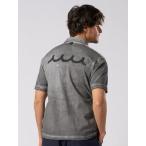 wjk* двойной J Kei /muta сотрудничество cut-off polo S/S(printed)/d.gray