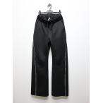 ATTACHMENT* Attachment /PE STRETCH DOUBLE KNIT 3D TRACK WIDE TROUSERS/BLACK