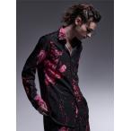 SALE20%OFF/kiryuyrik・キリュウキリュウ/SAKURA Decine Shirt/Black＆Pink
