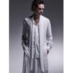 (予約品)8〜9月入荷予定/kiryuyrik・キリュウキリュウ/Gergette Crepe Stoal Shirts/White