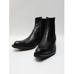 ショッピングmiddle kiryuyrik・キリュウキリュウ/Cow Hide Middle Boots/Black