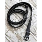 (予約品)1〜3月入荷予定/nude:masahiko maruyama ・ヌード:マサヒコマルヤマ/2cm幅ロングレザーベルト/Black
