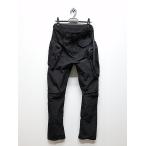nude_masahiko maruyama ・ヌード_マサヒコマルヤマ/Movekeeoer Fabric SLIM CARGO PANTS/Black