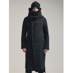 (予約品)7〜9月入荷予定/nude_masahiko maruyama ・ヌード_マサヒコマルヤマ/Wool Cotton Dread Boa REVERSIBLE LONG HOODIE COAT/Black