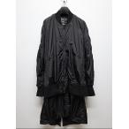 ショッピングNUDE nude:masahiko maruyama ・ヌード:マサヒコマルヤマ/オーバーサイズボンバージャケット（裾パーツ取り外し可能）/Black