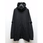 ショッピングNUDE nude:masahiko maruyama ・ヌード:マサヒコマルヤマ/裏毛オーバーサイズZIP UPパーカ（袖取り外し可能）/Black