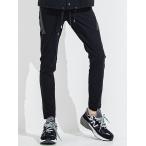 SALE40%OFF/RESOUND CLOTHING*li звук механизм закрывания /TIGHT TAPERD TYLER NYLON PANTS/BLACK