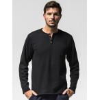 RESOUND CLOTHING・リサウンドクロージング/velours fleece thermal HENRY/BLACK