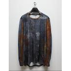 SALE40%OFF/D.HYGEN*ti- высокий gen/ струйный принт 30/- soft хлопок джерси - длинный рукав футболка /NAVY