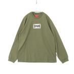 ショッピングシュプリーム 【中古】SUPREME シュプリーム S メンズ Tシャツ カットソー 長袖 woven label L/S Top 長袖Tシャツ ウォッシュ加工 新品 古着