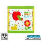 はらぺこあおむし ハンドタオル 34×35cm 綿100% キャラクター エリックカール ウォッシュタオル 保育園 幼稚園 小学生 男の子 女の子 かわいい wt1 メール便C