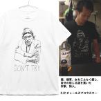 チャールズ・ブコウスキー 「チナスキー」「Don't try」Charles Bukowski パンク文学 Tシャツ チャールズブコウスキー