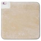 [山善] ミニマット 40×40cm ホットマット 一人用 足元マット 座布団 電気マット ベージュ YMM-W40