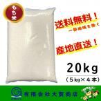 6年産 米 お米 こがねもち 白米 20kg もち米 精米 送料無料 もち米5kgx4本入り