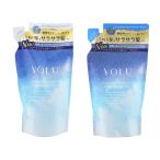 YOLU ヨル リラックスナイトリペアシャンプー トリートメントセット 詰替 370mL ヘアケア  詰め替え用  ペアー＆ゼラニウムの香り [ギフトラッピング対応]
