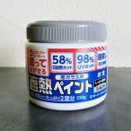 窓ガラス用　遮熱ペイント シルバー　330g(約3平米/1回塗り)　ガラス用 遮熱塗料 日遮熱58％ 遮熱シート同等 目かくし UVカット ローラー ターナー色彩