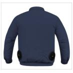 2020年改良品空調服 空調風神服 夏用 ファン バッテリー セット 熱中症対策 ブルゾン 綿 作業着 長袖 色とサイズ選択可